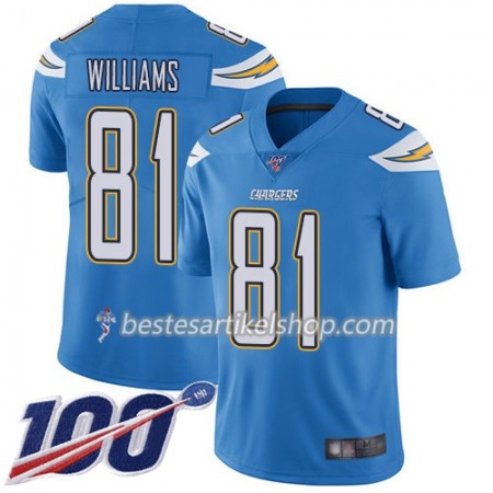 Herren Los Angeles Chargers Trikot Mike Williams 81 Nike Alternate 100th